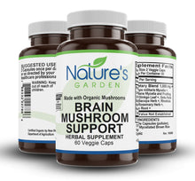 Load image into Gallery viewer, Brain Mushroom Support Supplement COG Capsules 60 VegCap