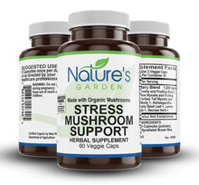 Load image into Gallery viewer, Stress Mushroom Support Supplement COG Capsules 60 VegCap