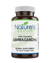 Load image into Gallery viewer, Ashwagandha Supplement - 60 Count Liquid Veg Caps