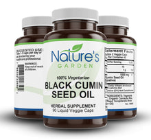 Load image into Gallery viewer, Black Cumin Seed Oil Supplement Liquid Capsules 90 VegCap