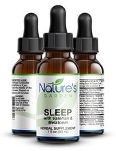 Load image into Gallery viewer, Sleep with Valerian and Melatonin Liquid Extract 1 oz