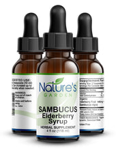 Load image into Gallery viewer, SAMBUCUS ELDERBERRY SYRUP - 4 oz Liquid Herbal Formula IMAGE PROBLEM