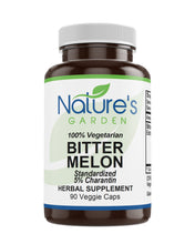 Load image into Gallery viewer, Bitter Melon Supplement - 90 Veggie Caps with 500mg Bitter Melon Extract