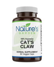 Load image into Gallery viewer, Cat's Claw Bark Supplement - 90 Veggie Caps with Peruvian Cats Claw Uncaria Tomentosa Herb