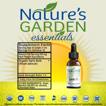 Load image into Gallery viewer, Garlic Extract Supplement - 1 oz Liquid Single Herb