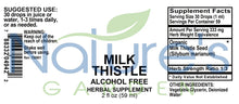 Load image into Gallery viewer, Milk Thistle Extract Supplement (Alcohol Free) - 2 oz Liquid Single Herb