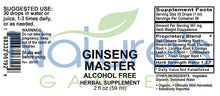 Load image into Gallery viewer, GINSENG MASTER Supplement (Alcohol Free) - 2 oz Liquid Herbal Formula
