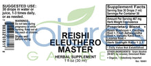 Load image into Gallery viewer, Reishi Eleuthero Supplement Master 1 oz