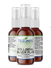 Load image into Gallery viewer, COLLOIDAL SILVER PLUS (topical spray) - 2 oz