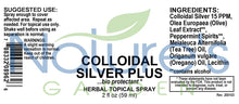 Load image into Gallery viewer, COLLOIDAL SILVER PLUS (topical spray) - 2 oz