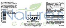 Load image into Gallery viewer, CoQ10 Supplement - 60 Liquid Veggie Caps