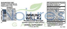Load image into Gallery viewer, IMMUNO WELL Rx Supplement - 1 oz Liquid Herbal Formula
