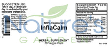 Load image into Gallery viewer, InflaCalm Supplement - 60 Veggie Caps Anti-inflamatory Supplement