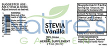 Load image into Gallery viewer, Vanilla Stevia - 2 oz Liquid- Single Alcohol Free - Sugar Substitute