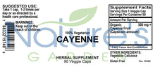 Load image into Gallery viewer, Cayenne Supplement - 90 Veggie Caps with 500mg Organic Cayenne Pepper Powder