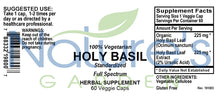Load image into Gallery viewer, Holy Basil Supplement - 60 Veggie Caps with 450mg Organic Holy Basil Tulsi & Holy Basil Extract from India