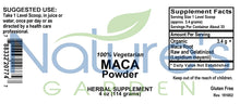 Load image into Gallery viewer, Organic Maca Root Powder Supplement - 4 oz Herbal Powder