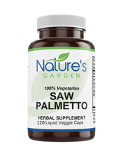 Load image into Gallery viewer, Saw Palmetto Supplement - 120 Liquid Veggie Caps