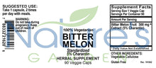 Load image into Gallery viewer, Bitter Melon Supplement - 90 Veggie Caps with 500mg Bitter Melon Extract