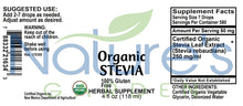 Load image into Gallery viewer, Organic Stevia - 4 oz Liquid- Single Alcohol Free - Sugar Substitute