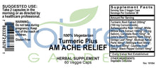 Load image into Gallery viewer, Turmeric Plus AM Ache Relief Supplement - 60 Veggie Caps