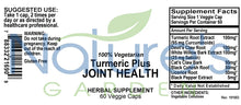Load image into Gallery viewer, Turmeric Plus Joint Health Supplement - 60 Veggie Caps