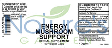 Load image into Gallery viewer, Energy Mushroom Support Supplement COG Capsules 60 VegCap