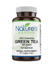 Load image into Gallery viewer, Green Tea Supplement - 90 Veggie Caps with 450mg Organic Full Spectrum and Pure Green Tea Extract
