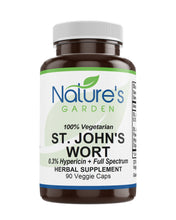 Load image into Gallery viewer, St. John's Wort Supplement - 90 Veggie Caps with Standardized 0.3% Hypericin, 450mg Formula per Capsule - Organic St John's Wort Extract