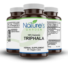Load image into Gallery viewer, Triphala Supplement - 90 Veggie Caps with 500mg Organic Blend of Amla Indian Fruit