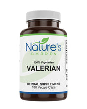 Load image into Gallery viewer, Valerian Supplement - 180 Veggie Caps with 1000mg Organic Valerian Root Powder
