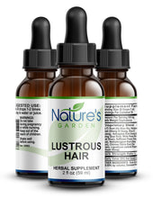 Load image into Gallery viewer, LUSTROUS HAIR Supplement - 2 oz Liquid Herbal Formula