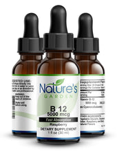 Load image into Gallery viewer, B12 Drops 5000 mcg/ml - 1 oz Liquid Vitamins