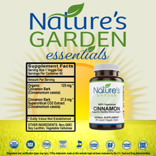 Load image into Gallery viewer, Cinnamon Supplement - 60 Liquid Veggie Caps