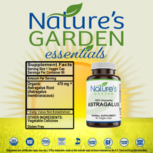 Load image into Gallery viewer, Astragalus Root Supplement - 90 Veggie Caps