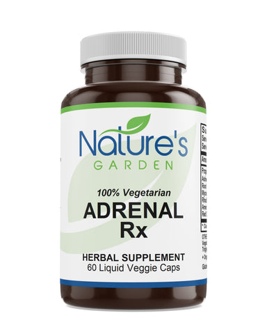 
  
	
    
	
    Adrenal RX Supplement - 60 Liquid Veggie Caps with Eleuthero & Ashwagandha
