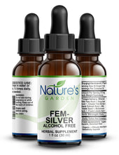 Load image into Gallery viewer, FEM-SILVER (Alcohol Free) - 1 oz Liquid Herbal Formula
