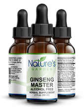 Load image into Gallery viewer, GINSENG MASTER (Alcohol Free) - 2 oz Liquid Herbal Formula
