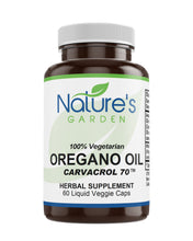 Load image into Gallery viewer, Oregano Oil  - 60 Liquid Veggie Caps with 510mg Mediterranean Oil of Oregano
