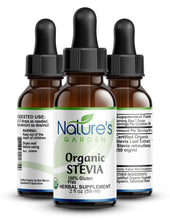 Load image into Gallery viewer, Organic Stevia - 2 oz Liquid- Single Alcohol Free - Sugar Substitute
