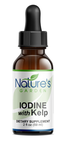 
  
	
    
	
    Iodine w/ Kelp Supplement - 2 oz Liquid Vitamins - Kosher/Vegan - 1300 Servings - Helps Support Thyroid Health