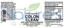 Load image into Gallery viewer, Colon Clean - 90 Veggie Caps
