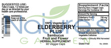 Load image into Gallery viewer, Elderberry Plus (Sambucus)  - 90 Veggie Caps
