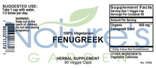 Load image into Gallery viewer, Fenugreek  - 90 Veggie Caps
