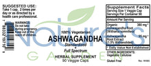 Load image into Gallery viewer, Ashwagandha - 90 Veggie Caps
