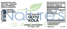 Load image into Gallery viewer, Gotu Kola - 90 Veggie Caps with 400mg Organic Gotu Kola Herb
