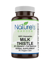 Load image into Gallery viewer, Milk Thistle - 90 Veggie Caps with Organic Milk Thistles and Potent Silymarin Extract
