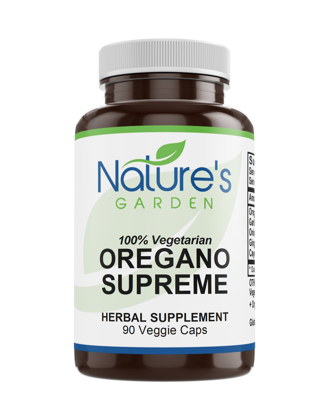 Oregano Supreme (w/ Garlic, Onion, Ginger & Cayenne)  - 90 Veggie Caps