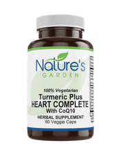 Load image into Gallery viewer, Turmeric Plus Heart Complete with CoQ10 - 60 Veggie Caps
